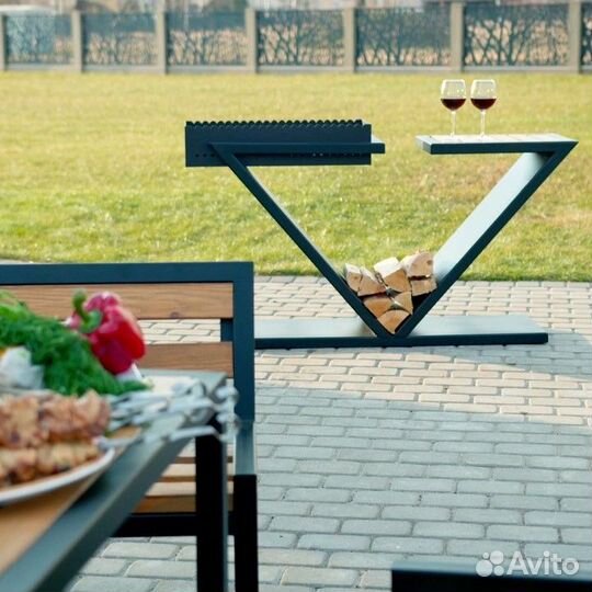 Мангальная зона лофт