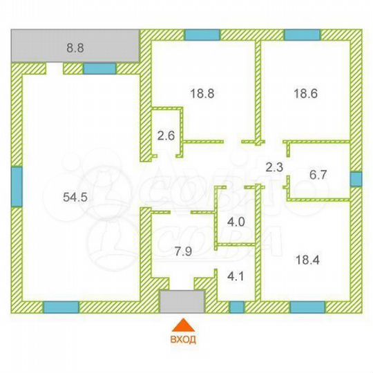 Дача 162 м² на участке 10,3 сот.