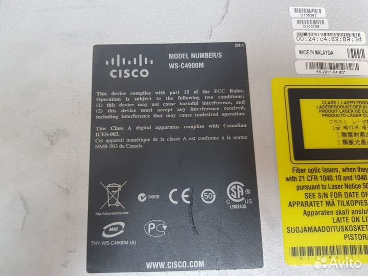 Cisco ws c4900m не вкл