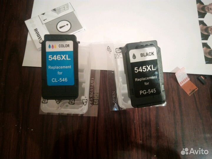 Картриджи для canon pixma 545 XL и 546 XL