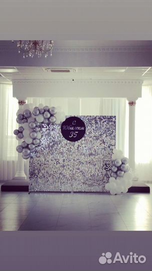 Панели пайетки фотозона