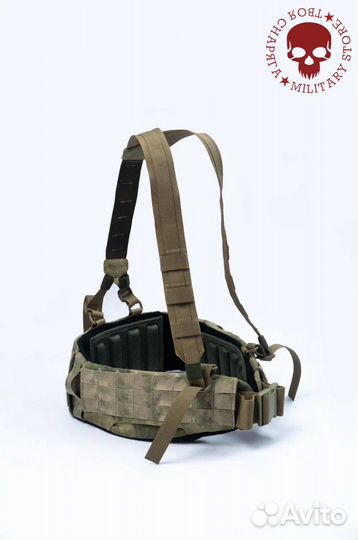 Пояс тактический с лямками и кап