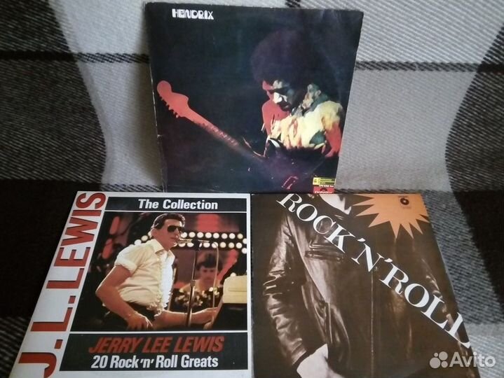 Виниловые грампластинки - Rock'n'Roll + Hendrix