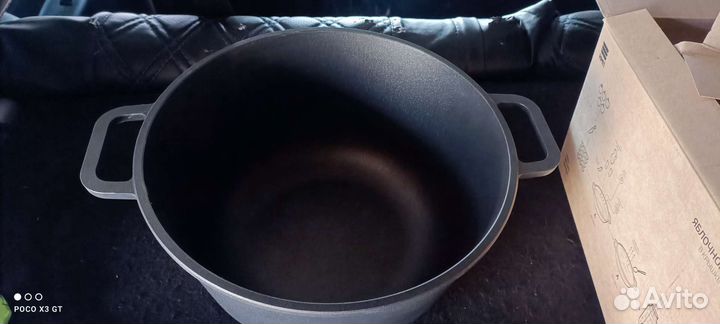 Казан с крышкой-сковородой, антипригарный