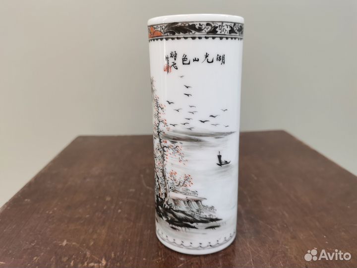 Карандашница Китай Япония 19 век ручная роспись