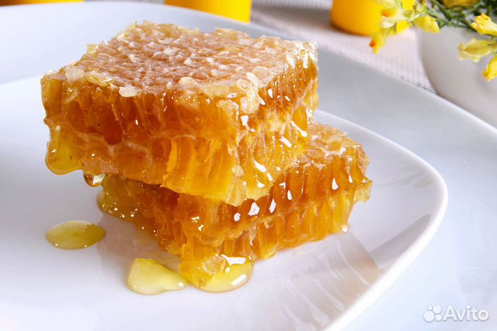 Мёд в сотах (акациевый)