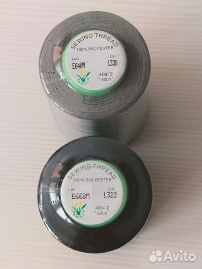 Нитки швейные бабины