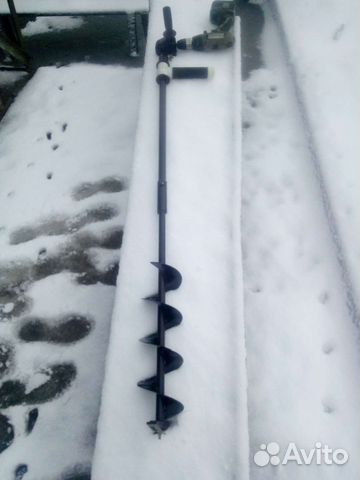 Шнеки для ледобура с редуктором и пешня 0