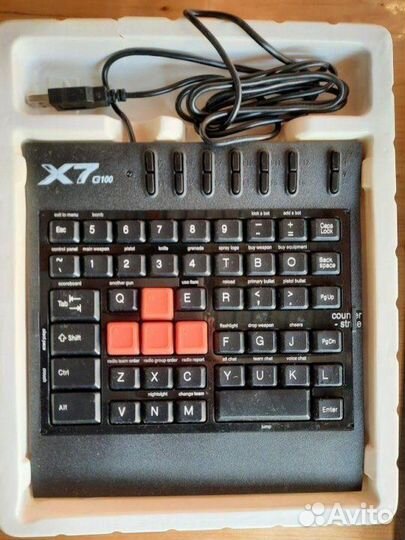 Игровая клавиатура A4Tech x7 G100