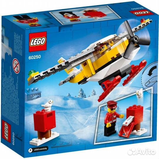 Lego City Почтовый самолёт 60250 новый