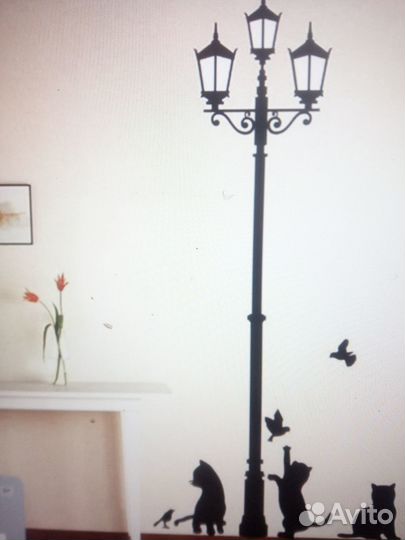 Наклейки на стены мебель