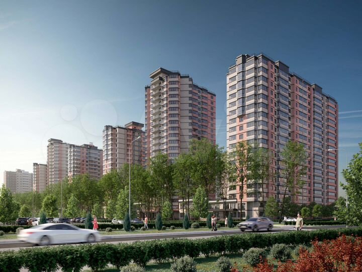 2-к. квартира, 53,5 м², 13/18 эт.