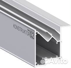 Профиль KON02 для многоуровневых натяжных потолков