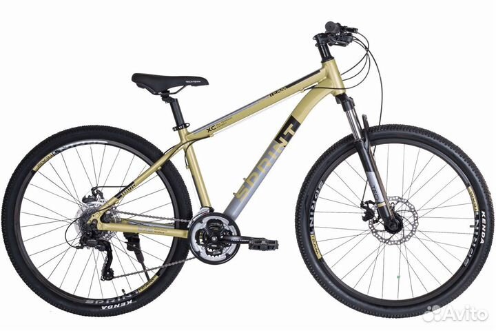 Велосипед TechTeam Sprint 27.5 хаки
