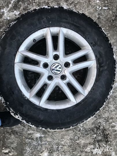 Оригинальные диски R17 на Туарег