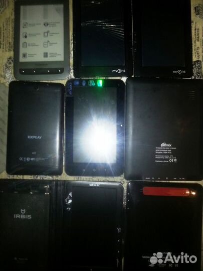 Планшеты и электр/книга (36 шт.) (на запчасти/восс