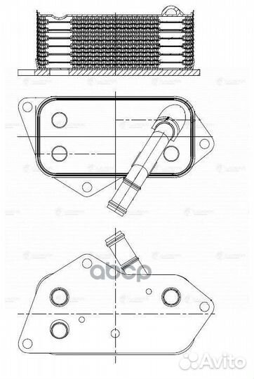 Радиатор масляный LOc 2633 luzar