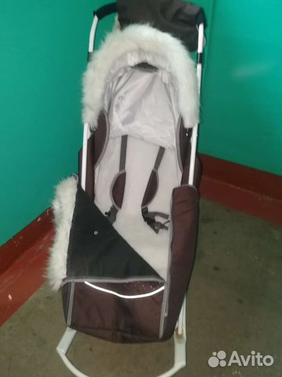 Коляска санки