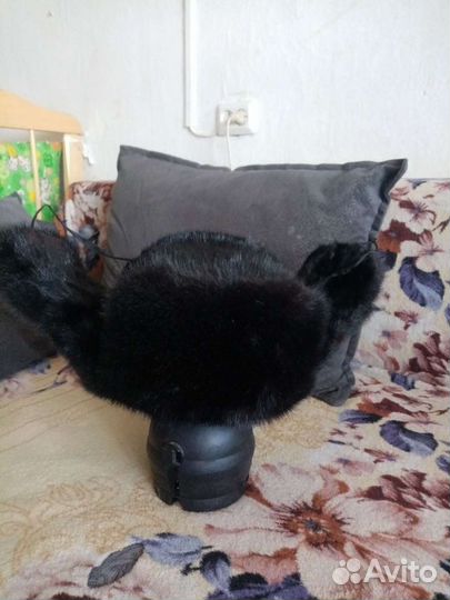 Шапка ушанка мужская норка