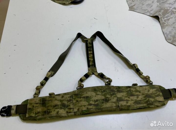 Боевой пояс с баллистической защитой и лямками Бр1