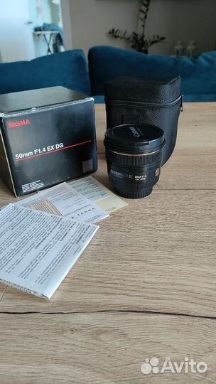 Sigma EF 50mm F1.4 EX DG HSM (Canon)