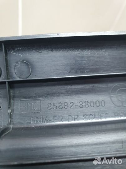 Накладка порога передняя правая Hyundai Sonata 4