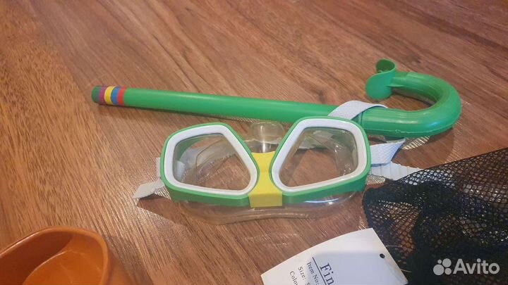 Ласты 33-35 + маска с трубкой
