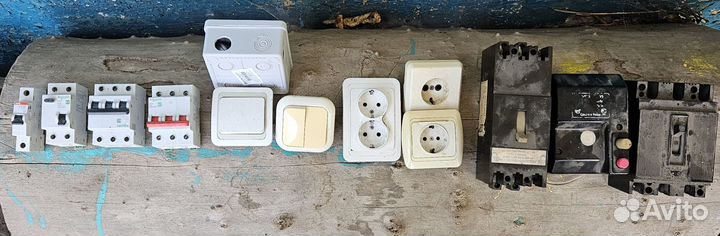 Электровыключатели, розетки, автомат. выключатели