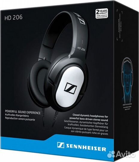 Наушники sennheiser hd 206