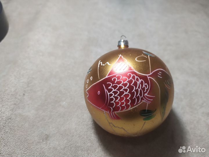 Елочные игрушки, стекло, СССР