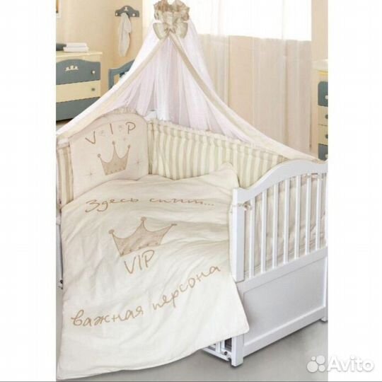 Бортики и кпб в кроватку