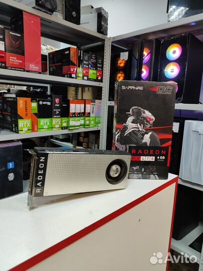 Видеокарта Sapphire nitro RX 470 4G