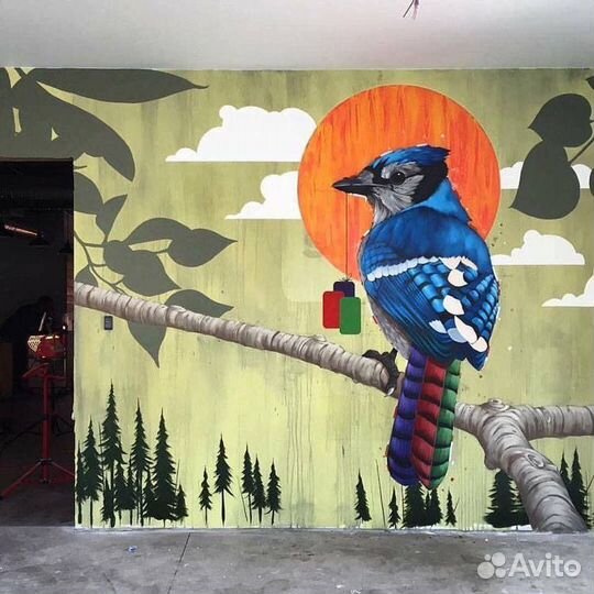 Художественная роспись стен граффити