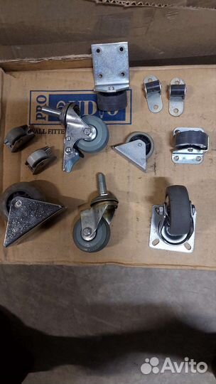 Колесики для мебели и стопоры к ним