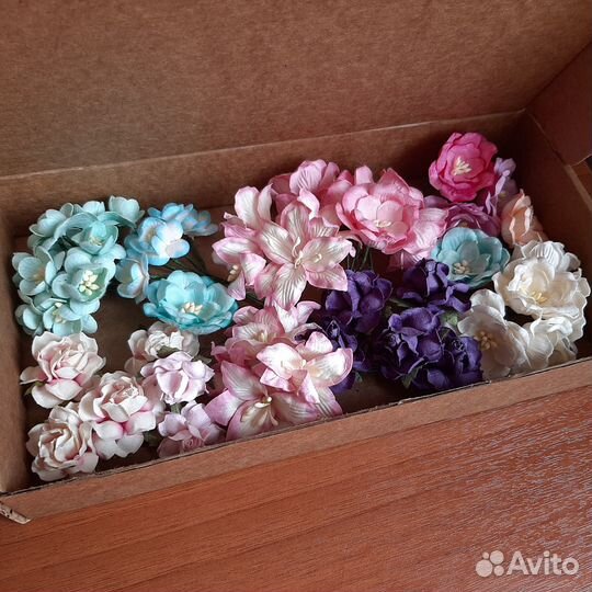 Тайские цветы для скрапбукинга