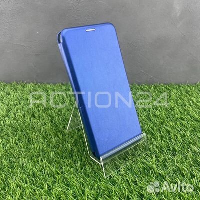 Чехол книжка Xiaomi Redmi 12 (синий)