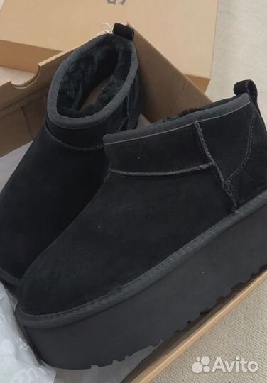 Ugg Ultra Mini Platform Black оригинал
