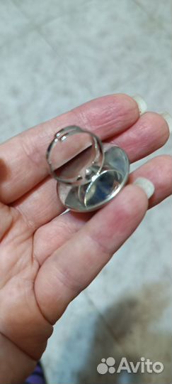 Кольцо с полимерной глиной