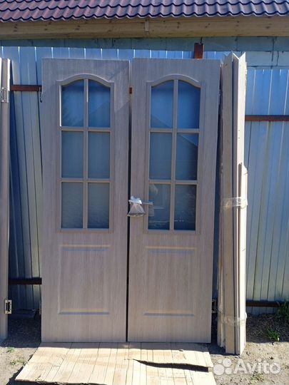 Межкомнатные двери бу с коробкой 6 шт