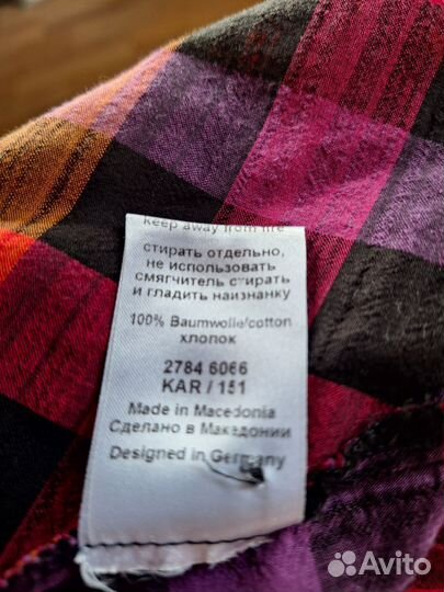 Рубашки женские 100%Хлопок размер62/66