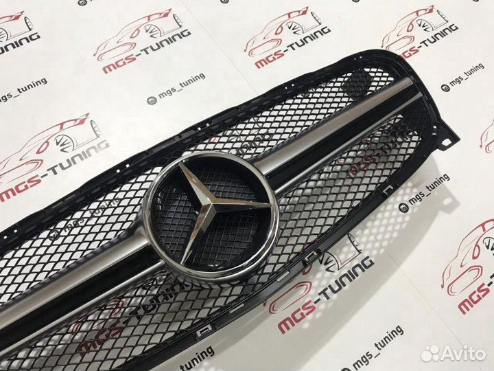 Решетка GLA в стиле AMG 45 17-н.в Хром звезда