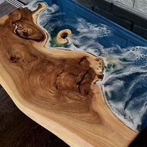 Стол из карагача и смолы, Белорецк