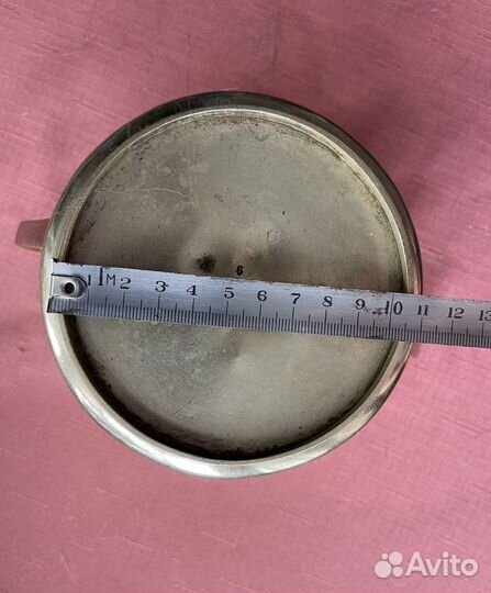 Сахарница латунная