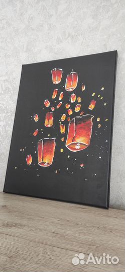 Картина Небесные фонарики