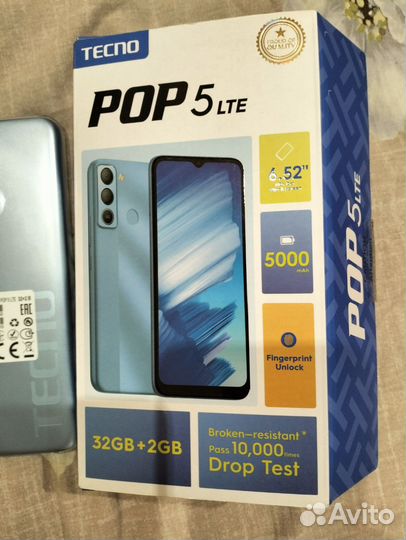 TECNO POP 5 LTE, 2/32 ГБ