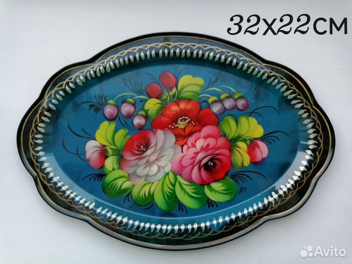 Сахарница поднос Жостово