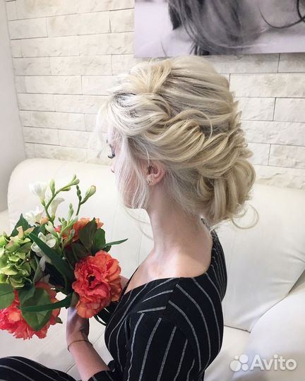 Вечерние, свадебные причёски, макияж