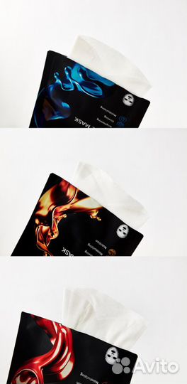 Маски тканевые для лица «Limoni» и патчи (3 вида)