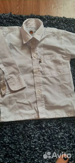 Рубашка белая на мальчика