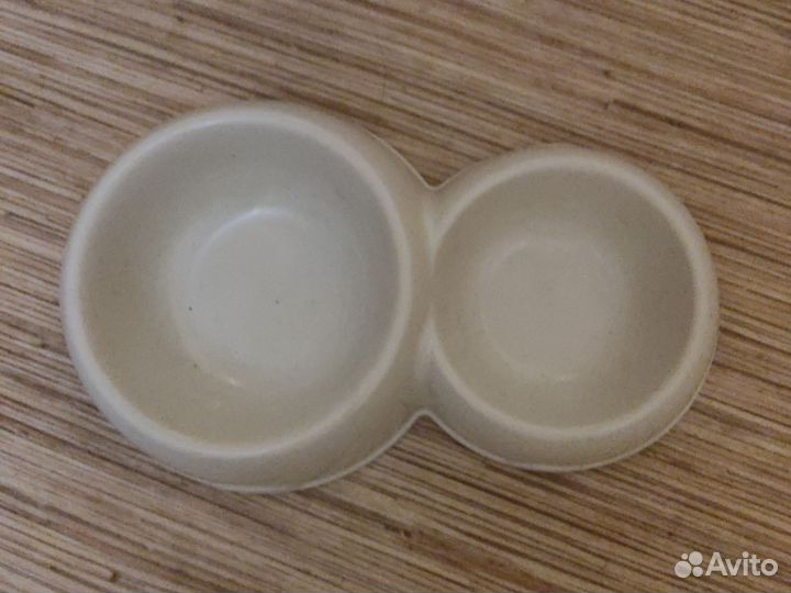Миска двойная для животных новая